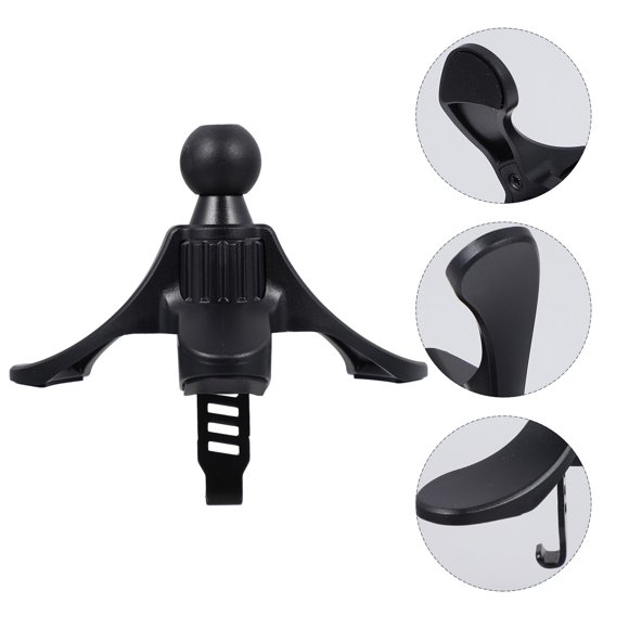 ADDHAT Soporte Base Para Teléfono En Rejilla De Negro Con Operación De Mano
