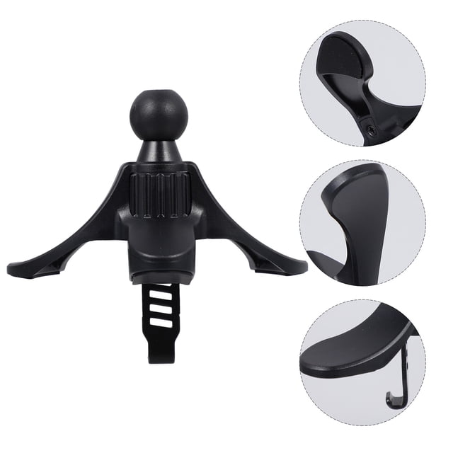 ADDHAT Soporte Base Para Teléfono En Rejilla De Negro Con Operación De Mano