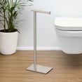 thumbnail image 3 of Gatco 1431SN 22.25 Pouces Support de Base Carré Moderne, Nickel Satiné, 3 of 5