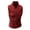 Red, variant on Men's Sleeveless V-Neck Short Vest Solid Color Comfy Single-breasted Vest Gilet Fit Breathable Retro Streetwear Jacket