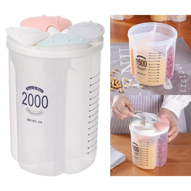 Caja de almacenamiento Macarena 2000ml recipientes dispensadores de cereales