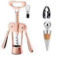 thumbnail image 1 of Abrebotellas de vino, tapón, barra para el hogar, sacacorchos, tapas de botellas profesionales portátiles, kit de ahorro de corcho, herramientas, accesorios para fiestas, regalo tipo 3 Methold HA009201-03B, 1 of 6