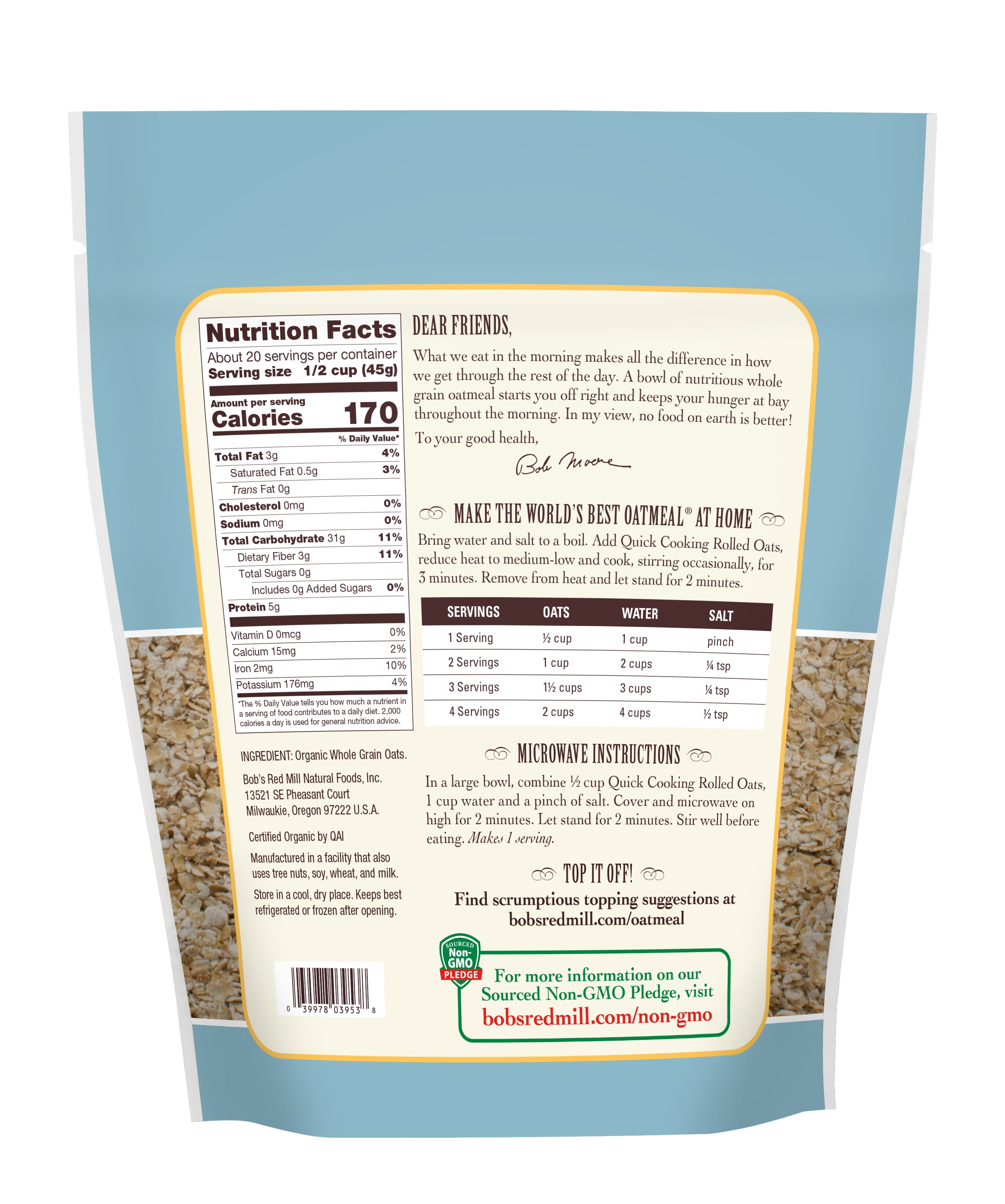 32 Rolled Oats Nutrition Label Label Design Ideas 2020