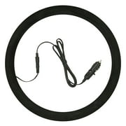 Tissouoy Universal Car Heated Steer Wheel Cover Electric Heating 10W Winter Hand Warmer