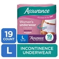 thumbnail image 4 of (4 pack) Assurance Women's Incontinence and Postpartum Underwear, L, Maximum Absorbency, 19 Count, 4 of 14