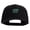 Black, variant on Organic Food Embroidered Solid Cotton Twill 5 panel Mesh Back Cap - Khaki OSFM