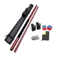 thumbnail image 4 of Colaxi 147cm Billiard Cue Two Sections with Storage Bag Portable Replacement Pool Table Sticks Snooker Cue for Game Break Room House Pink, 4 of 8