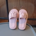 thumbnail image 2 of XXWXYD Girls 𝖢ozy Open Toe Slippers, Soft Breathable Summer Indoor Outdoor Slip-On House Shoes with Comfort Arch, 2 of 7