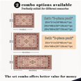 thumbnail image 3 of Kitchen Rugs Sets of 3 Non Slip Washable Kitchen Mats for Floor, Waterproof Kitchen Runner Rug, Floor Mat Carpet for Entryway, Laundry, Sink, Hallway, Bathroom, 3 of 10