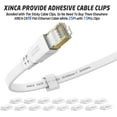 thumbnail image 2 of Cat 8 Ethernet Cable 25FT, High Speed Flat Network Cable Shielded with Gold Plated RJ45 Connector, 26AWG Lastest 40Gbps, 2 of 5