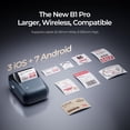 thumbnail image 4 of NIIMBOT B1 Pro Label Maker, 300DPI HD Label Printer, Ideal for Photos,Stores,Notes,Study Graphics, Small Business, Built-in a Roll of Label(2 x 1.2 inches-White), 4 of 9