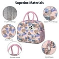 thumbnail image 4 of Reusable Pineapple Lnsulated Lunch Bag for Women & Men-Leakproof Water-Resistant Cooler Tote,Large Capacity(10.6x8.7x6.3in)for Work,Office,Travel,Picnic,Beach., 4 of 7