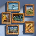 thumbnail image 3 of Van Gogh Inspired Fridge Magnet Set, Unique Art Magnets, Decorative Magnets for Fridge Refrigerator, 3D Cool Aesthetic Resin Vincent Artwork Small Oil Painting Fridge Magnet (C), 3 of 7