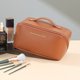 thumbnail image 1 of JM Bolsa de almohada Bolsa de almacenamiento de viaje Bolsa de lavado Almacenamiento de cosméticos de gran capacidad (marrón) JM, 1 of 5