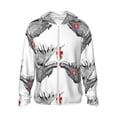 thumbnail image 1 of Fotbe Moose Kissing Under Mistletoe Chaqueta con Protección Solar UPF 50+ para Hombre y Mujer, Camisa con Capucha y Bolsillos-Small, 1 of 7