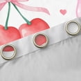 thumbnail image 4 of Manfei Lovely Bowtie Blackout Curtains Set of 2 (52x84 Each),Pink Cherry Window Curtains,Ribbon Bow Knot Curtains and Drapes For Girls,Microfiber Bedroom Decor, 4 of 6