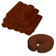 thumbnail image 5 of Wswqop 12 Pcs Face Cradle Covers Massage Table Headrest Covers Reusable Headrest Sheets Chocolate Color, 5 of 8