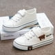 thumbnail image 4 of Zapatos de niña Zapatos de lona de primavera para niños Zapatos de tabla casuales para niñas Zapatos blancos deportivos grandes para niños y hombres, 4 of 6