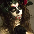 thumbnail image 5 of Pegatinas de Halloween ZHAOCHENG 12 Piezas Tatuajes Temporales Maquillaje Facial, 5 of 5