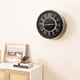 thumbnail image 3 of Reloj de Pared Silencioso Costway 34,5/45 CM Estructura de Plata/Números Romanos Cubierta de Vidrio, 3 of 4