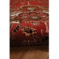 thumbnail image 3 of Linon Serape Medallion Power Loomed Polyester 2'x3' Rug in Red, 3 of 6
