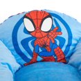 thumbnail image 5 of Marvel Spidey & Friends Toddler Round Beanbag Chair, Blue, 5 of 5