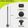 thumbnail image 2 of Steel Macebell, 15 lb, 2 of 5