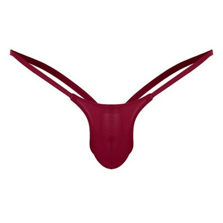 Xiaoxatg Womens Lingerie Sexy Thong Briefs Open Back Rise Mens G String Underpants Low Underwear Cow Lingerie