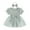 Green, variant on Hirigin Newborn Baby Girl Summer Clothes Short Sleeve Ribbed Mesh Romper Dress and Headband 0 3 6 12 18 Months Cute Outfits Set