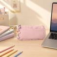 thumbnail image 7 of Gosuguu Cloth Pencil Pouch Makeup Brush Bag Portable Travel Organizer Case, 7 of 7