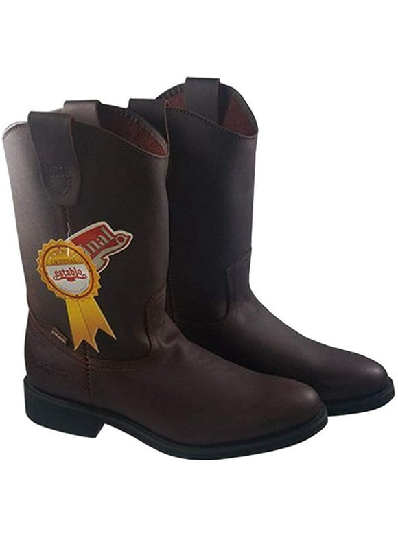 pull on leather ankle boots