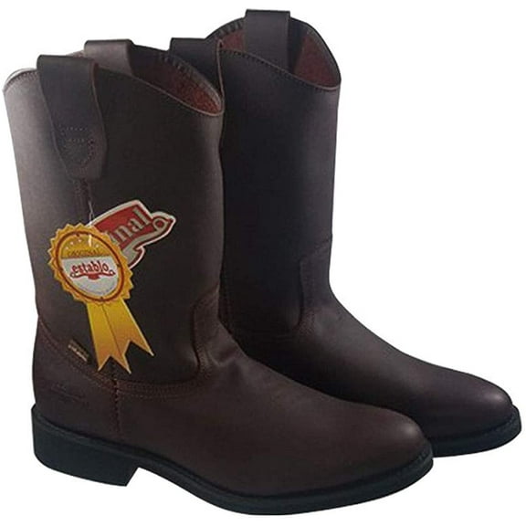Men's Work Boots Leather Establo Made in Mexico Pull On