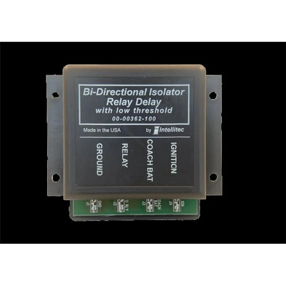 Intellitec 00-00362-100 Battery Isolator Relay Delay Gas with Low Threshold