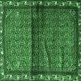 thumbnail image 1 of Ahgly Company Indoor Square Persian Emerald Green Traditional Area Rugs, 6' Square, 1 of 4