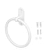 thumbnail image 4 of Porta toallas de baño Jadeshay Aluminio Blanco Toallero de pared, 4 of 12