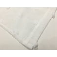 thumbnail image 4 of Dainty Home Snowball Linen Look Fabric Shower Curtain, 4 of 5