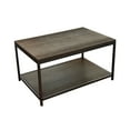 thumbnail image 4 of Eccostyle 2-Tier Solid Bamboo Steel Frame Coffee Table - Brushed Brown, 4 of 7