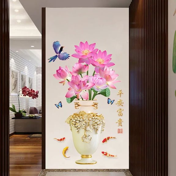 3D Self-Adhesive Wall Stickers for Living Room, Bedroom & Entryway Decor - Peel & Stick Wallpaper for Accent Walls