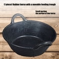 thumbnail image 4 of Zecic Flexible Trough Rubber Horse Feed Bowl With broadmouth Design Easy To Clean, 4 of 8