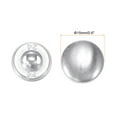 thumbnail image 2 of Uxcell 500 Set Button Supplies 24L(15mm/0.6") Aluminum Button Parts for Button Maker Machine, 2 of 5