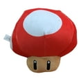 thumbnail image 4 of Mario and Luigi Mario Bros Stuffed Plush Figure Toy (7 Inch 1 Up Mushroom and Super Mushroom), 4 of 5