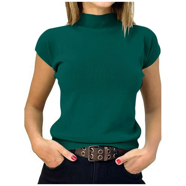 Women's Fashion Casual Thread Solid Color Inside T Shirt Top Women's T Shirt Shirt Set Women Size Small Womens Tops Womens Long Sleeve Compression Shirt Short Sleeve Shirt Women T Shirt for Women
