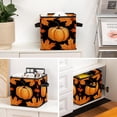 thumbnail image 6 of Maple Ieaf Pumpkin Foldable Storage Baskets with Handle, 10.8"x10.5"x10.6", Large Capacity - Organizer Bins for Clothes Storage, Storage Cubes, 6 of 6