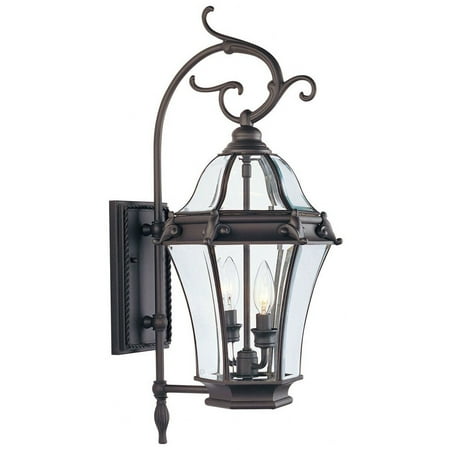 2620-07-Livex Lighting-Fleur De Lis - One Light Outdoor Wall Sconce
