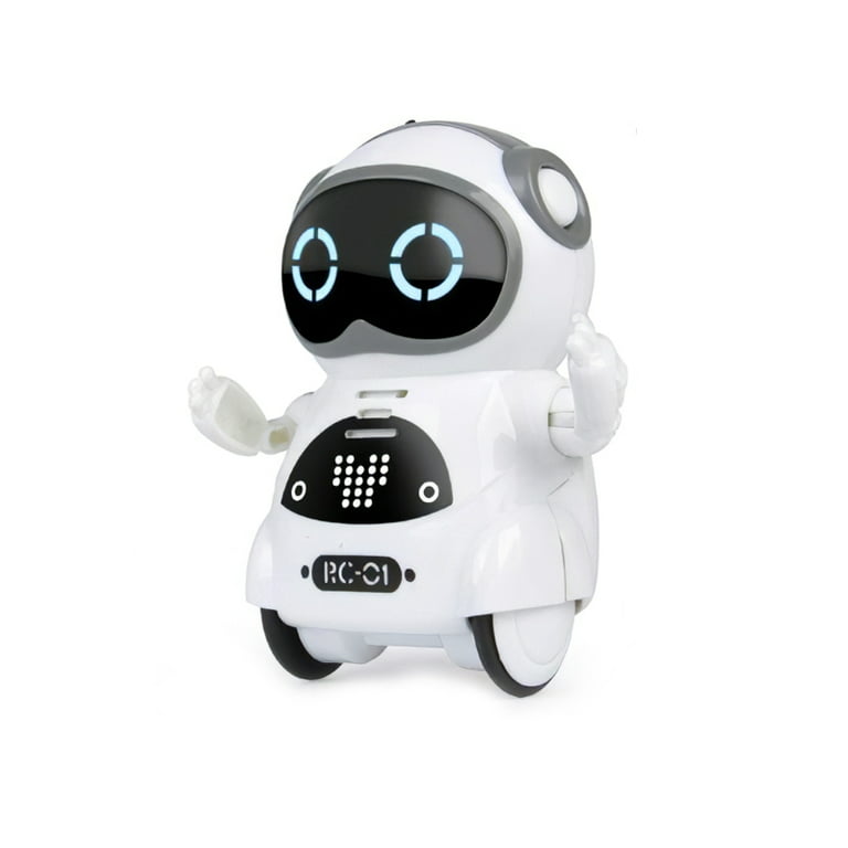 Ring tilbage Sved Perforering Vector Robot RC Intelligent Interactive Pocket Toy Tell Recognition Record  Singing Story Mini Dialogue Dancing Talking Go Voice - Walmart.com