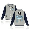 thumbnail image 3 of Babyface Ray Wavy Navy University Tour Baseball Jacket Fashion Clothes Unisex Long Sleeve, 3 of 4