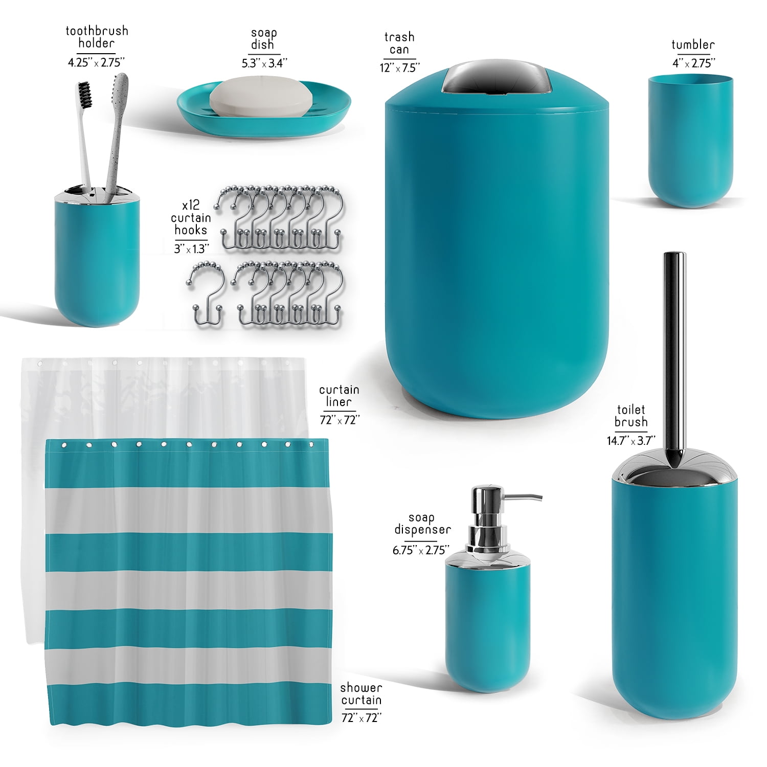 Bathroom Accessories Set With Trash Can 6 Piece Bathroom Accessory Soap Dispenser Pump Toothbrush Holder Toilet Brush Can Tumbler Dish Bathroom Accessories Set With Trash Can 6 Piece Bathroom Accessory Soap Dispenser Pump Toothbrush Holder Toilet Brush Can Tumbler Dish
