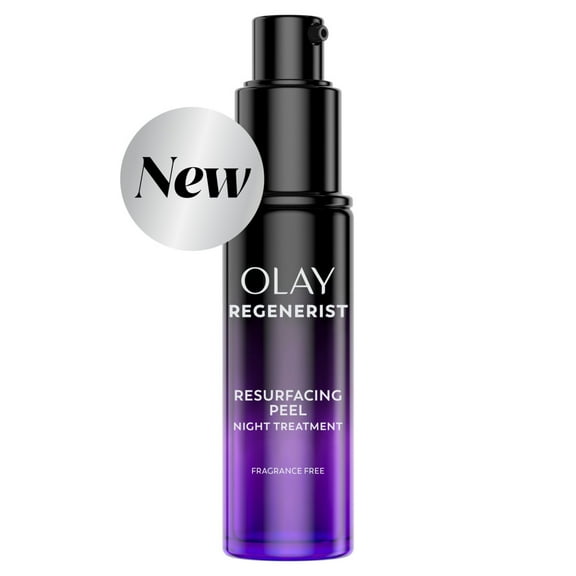 Olay Regenerist Night Resurfacing Peel Treatment, Exfoliating & Renewal, 30mL (1.0 fl oz)