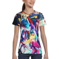 thumbnail image 5 of Youth Mobile Suit Gundam T Shirts 3D Printed Short Sleeve Tee Shirt for Boys Girls, 5 of 8