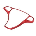 thumbnail image 2 of koolsoo Housse de Volant de Voiture à Flamme Compatible avec Mercedes A B C E CLA CLS GLA GLK Rouge, 2 of 4